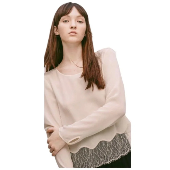 Aritzia Wilfred Desaix Silk Blouse - Picture 1 of 9